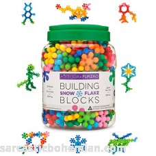 Snowflake Building Blocks Kids STEM Educational Toys 250 Piece Mega Set of Plastic Interlocking Discs for Preschool Toddler and School Boys and Girls Creative & Development Toy Feijoa + Pukeko B077742B1C